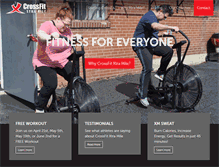 Tablet Screenshot of crossfitxtramile.com